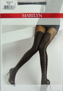 Marilyn NADIA J09 R1/2 rajstopy szew black
